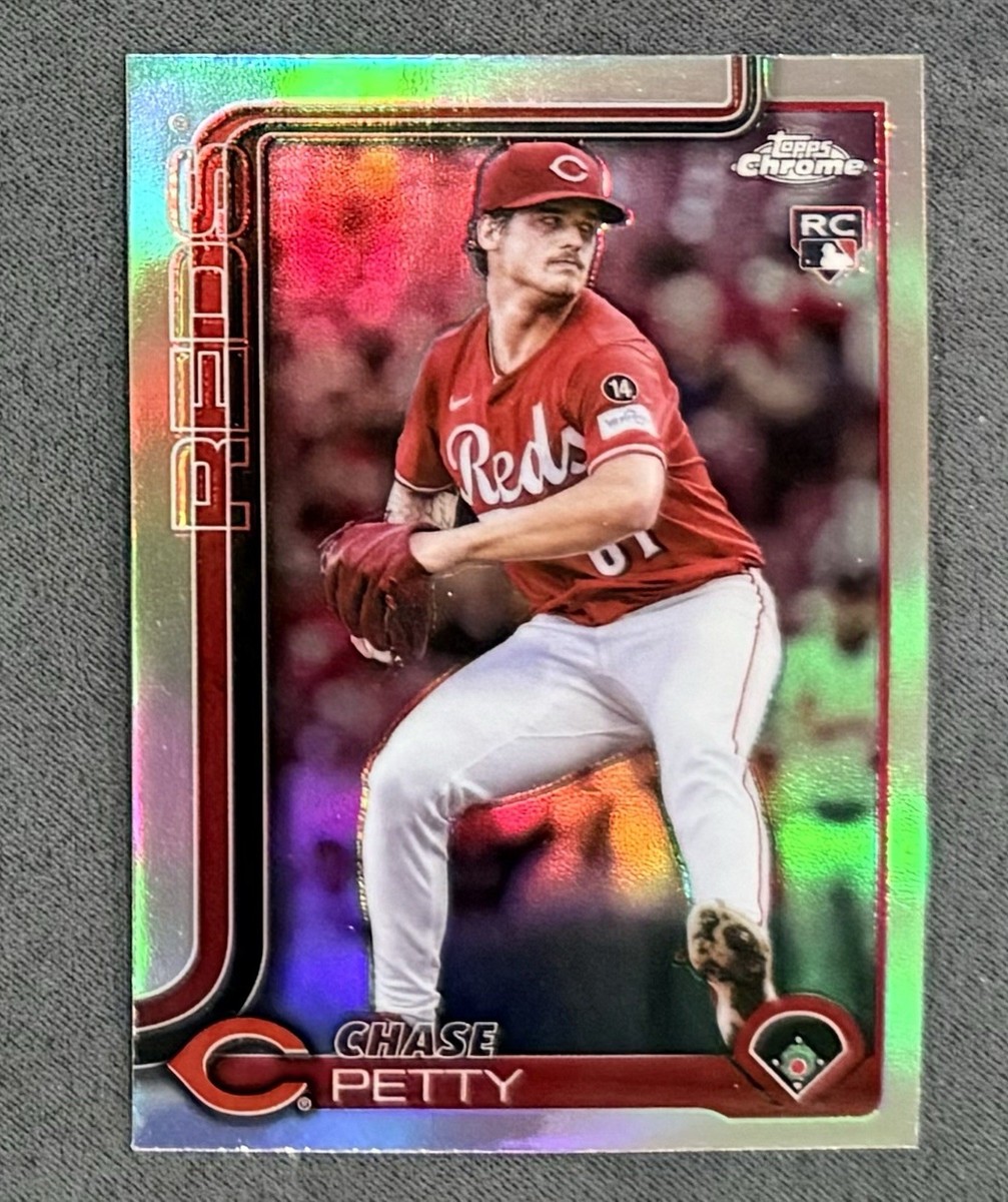 Chase Petty Reds Rookie Autograph & Numbered Chrome / Heritage 5 