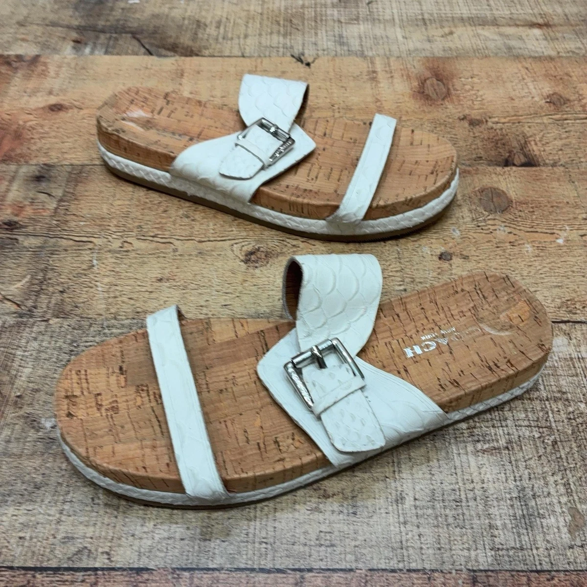 Coach Buckle Slide Sandals for Women for sale | eBay