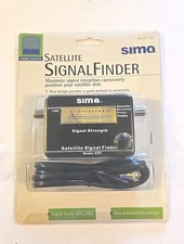 Vintage 2000 SIMA Analog Satellite Signal Finder Model: SSF-BP NOS