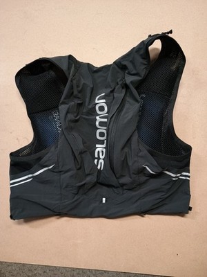 Salomon Active Skin 8 Running Vest with Flasks Black Sz Large | eBay