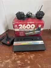 Vintage Atari 2600 Console With Joystick & Box - Classic Retro Gaming System Tes