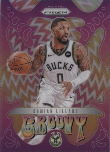 2024 PANINI PRIZM BLACK SIGNATURES DAMIAN LILLARD Blue Prizm PSA 
