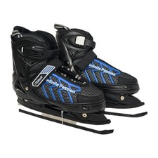 Nattork Unisex Infinite Passion Black Blue Recreational Ice Skates Size L US 5-8