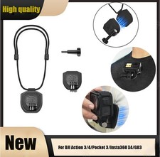 Magnetic Neck Mount for DJI Action 3/4, Pocket 3, Insta360 GO 3/X4 Quick SUK