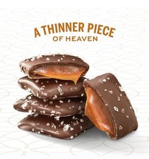 Sanders Milk Chocolate Sea Salt Caramel Thins - 18 oz. Tub