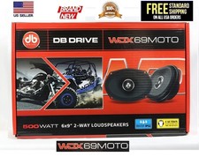 DB DRIVE WDX69MOTO 500 WATT 6 X 9" HARLEY BAGGER MOTORCYCLE 2-WAY LOUDSPEAKERS