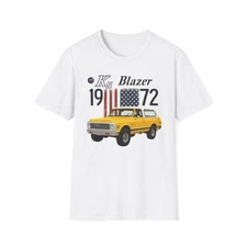 1972 K5 Blazer Shirt Vintage Chevy SUV Tee USA Flag Classic Truck Gift