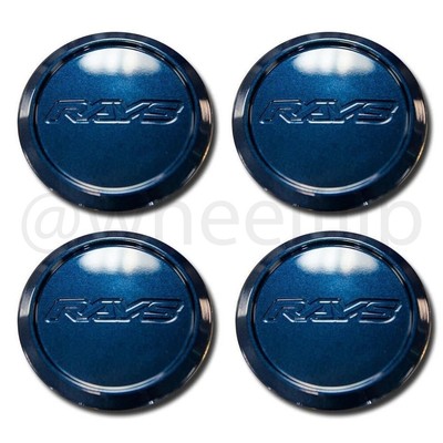 Rays Volk Racing Low Type Center Cap Mag Blue fits TE37 Sonic Saga Ultra (SET)
