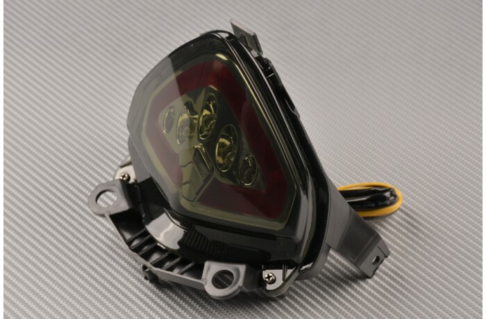 Feu arrière teinté avec clignotants pour moto Honda CB500X PC46
