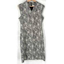 M.M. LaFluer The Aditi Dress in Crackle white black classic career business 8
