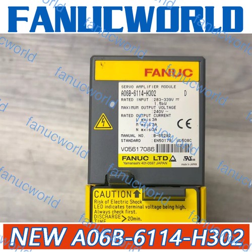 1PC FANUC A06B-6114-H302 Servo Driver A06B6114H302 New Expedited Shipping