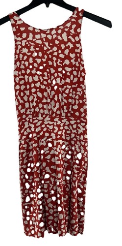 Diane Von Furstenberg Oblixe Wrap Dress Women’s Size 4 Animal Print Silk - Picture 4 of 12