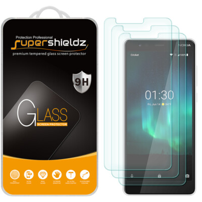 [3-Pack] Supershieldz Tempered Glass Screen Protector for Nokia 3.1 C