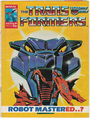 TRANSFORMERS #72; FR, Marvel UK 1986; Comic Comics, Showdown