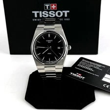 TISSOT PRX TAINLESS STEEL Men's BLACK DIAL Watch T137.410.11.051.00 (40 MM )