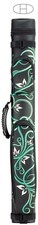 McDermott 2x2 Designer Hard Pool Cue Case Blue Floral.