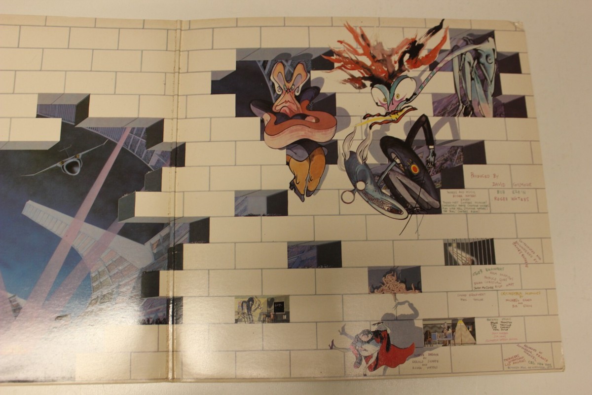 Pink Floyd The Wall UK 2LPS Record lp original vinyl album