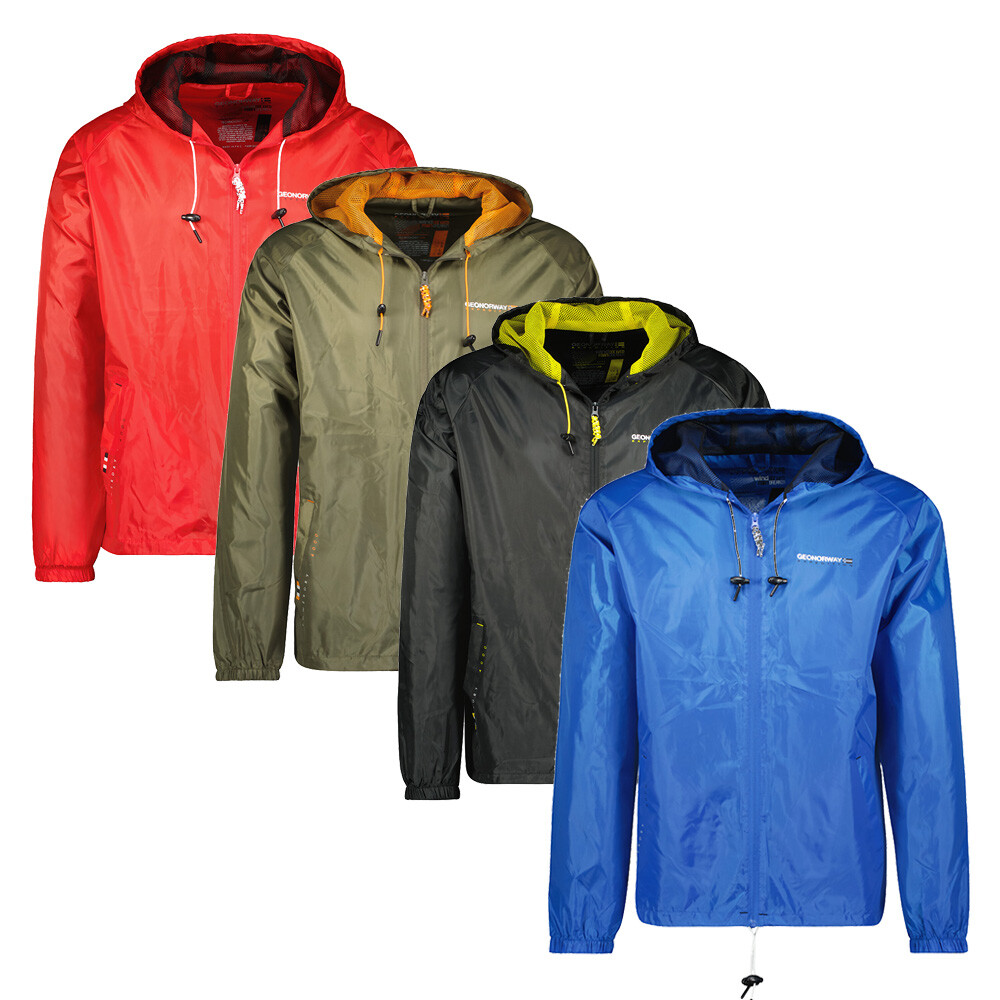 Geographical Norway Herren Übergangs Sport Regen Jacke Outdoor