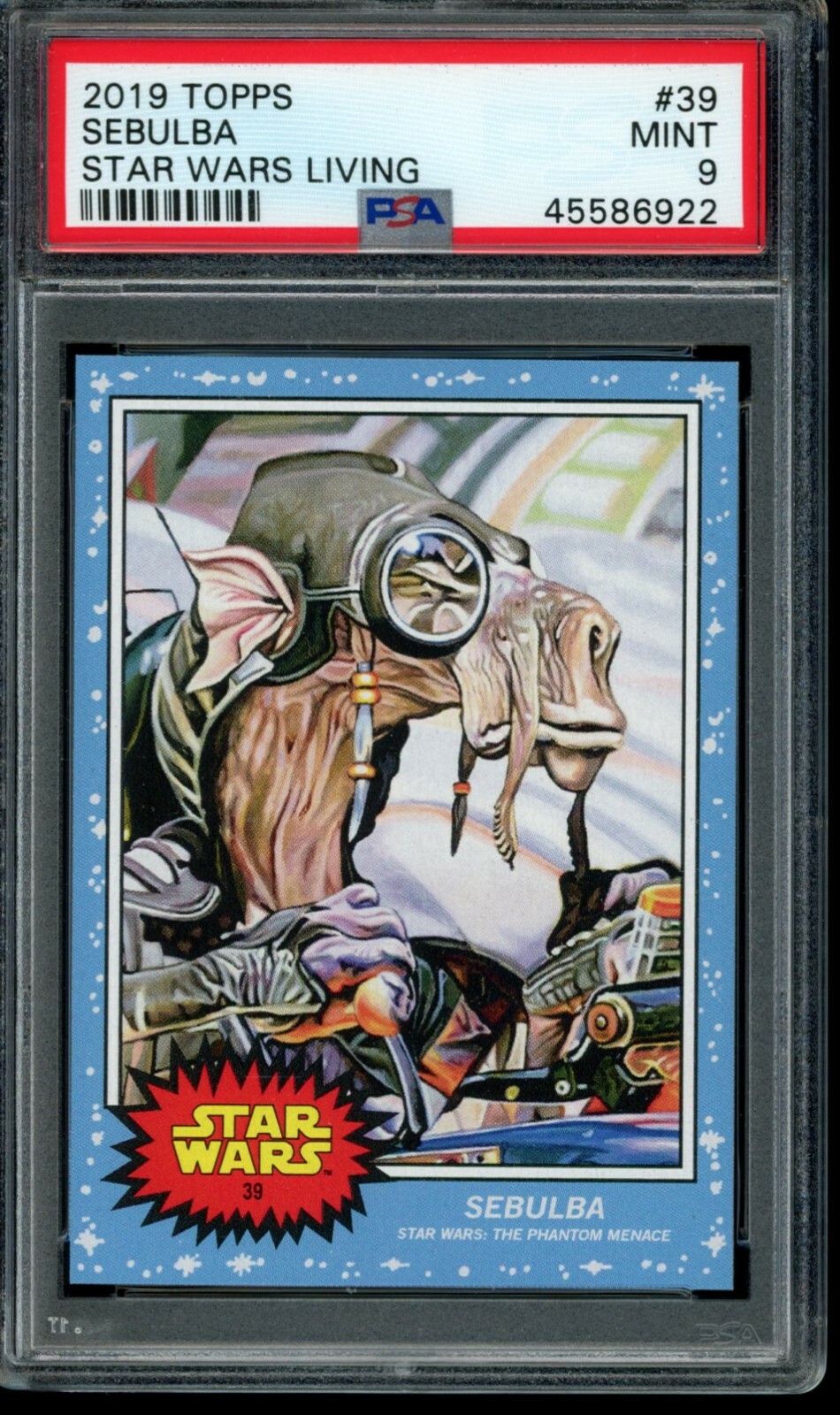 2019 Topps Star Wars Living Set #39 Sebulba PSA 9 Mint SP Card
