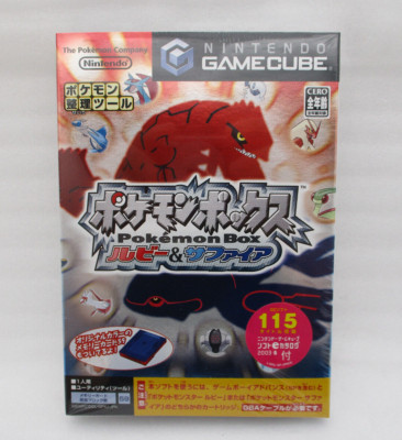 MINT Pokemon Box Ruby & Sapphire w/ 59 Memory Card Nintendo GAMECUBE Japan GC