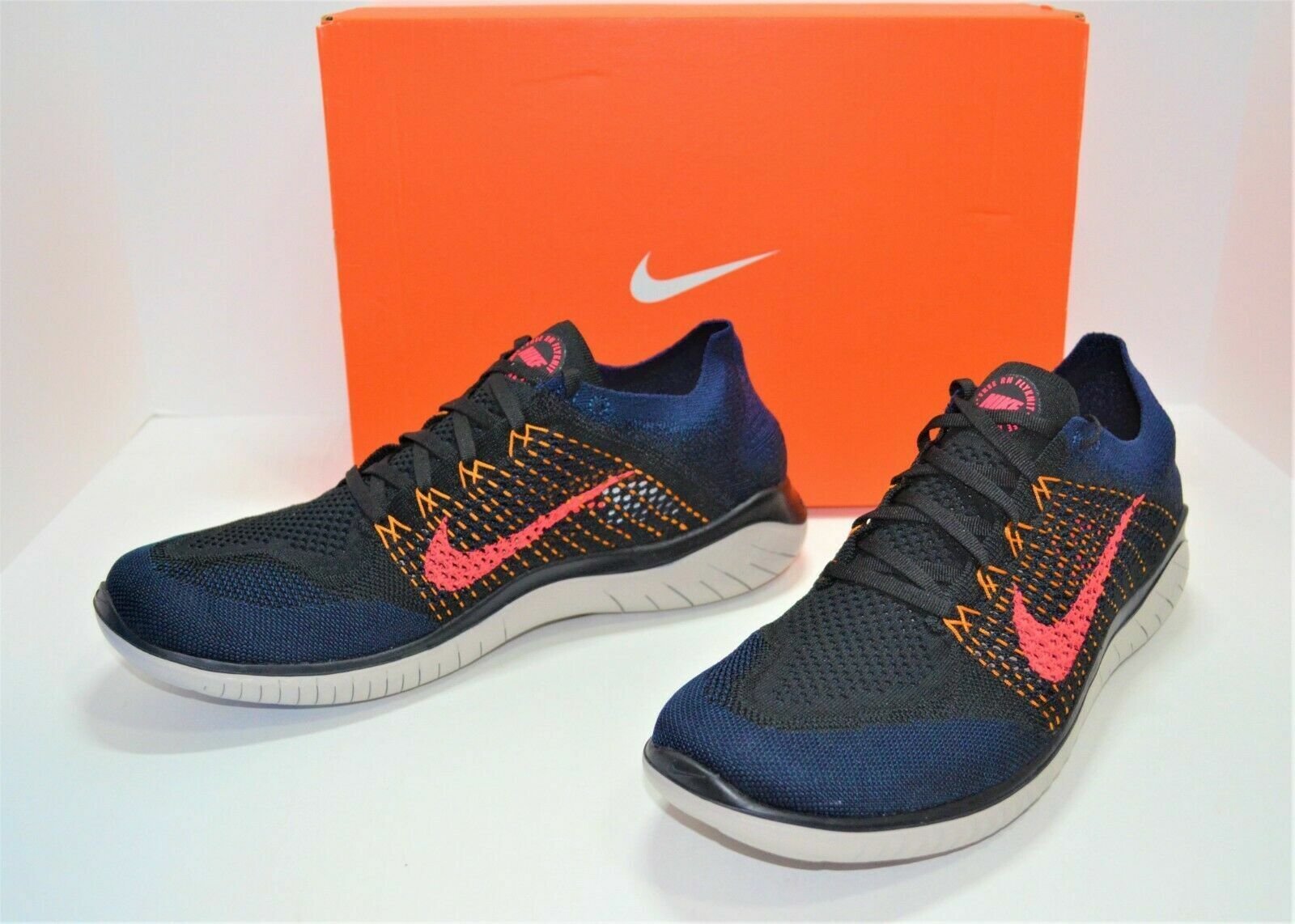 nike free run flyknit orange