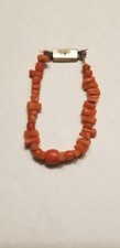 ANTIQUE VICTORIAN FRENCH JUMEAU DOLL CORAL GOLD FILLED NECKLACE BRACELET 