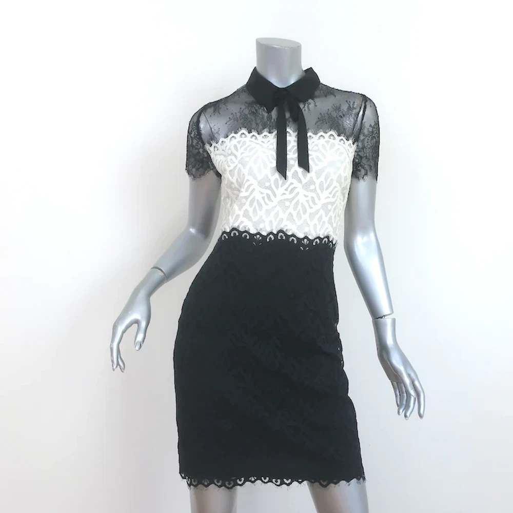 Sandro rozen top lace dress