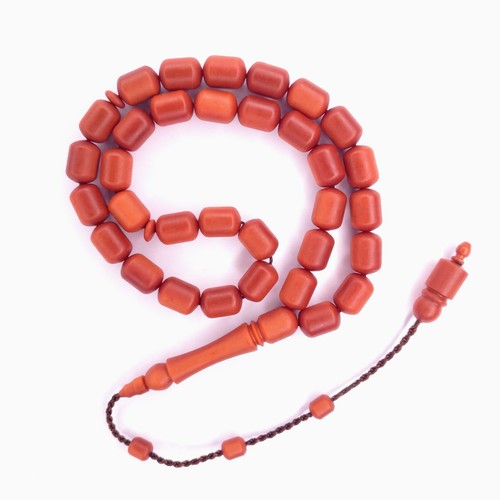 Darkening German Fiber Prayer Beads Capsule, Alman Tesbih Tasbih Misbaha 994 - Picture 8 of 17