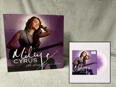 The Time Of Our Lives (2021) • Miley Cyrus • NEW/SEALED Purple Splatter Colored