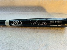 OZZIE GUILLEN White Sox 1985 Rookie Of The Year Autographed Baseball Bat COA
