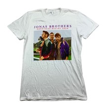 Jonas Brothers Happiness Begins Tour Concert 2019 Graphic T-Shirt White   Small