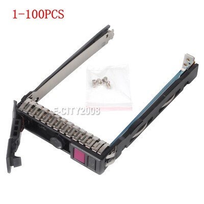 Lot HP 727695-001 2.5'' NVMe HDD Tray Caddy DL380 DL360 ML350 G10 SAS SATA SSD