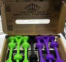 TOSSIT Game Set - Indoor, Outdoor Suction Cup Throwing Party Game 7-Pieces & Bag