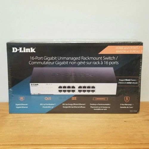 D-Link DGS1016C 16 Port Rack Mountable Ethernet Switch 790069419966| eBay