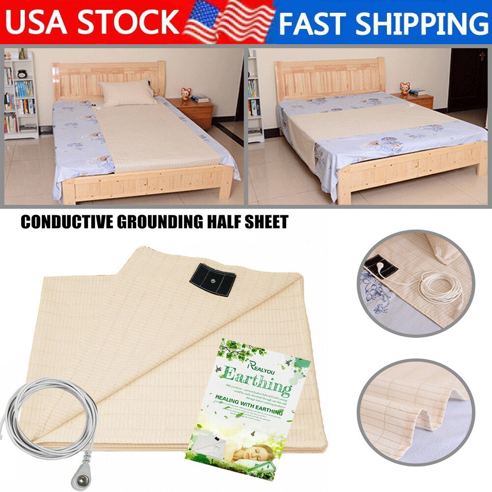 Bed Earthing Sheet Grounding Sheet Mat & Conductive Copper Cord With US