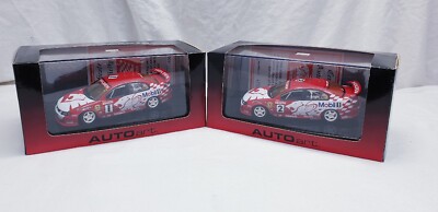 Biante Auto Art 1:43 HRT Holden Racing Bright Skaife #1 #2