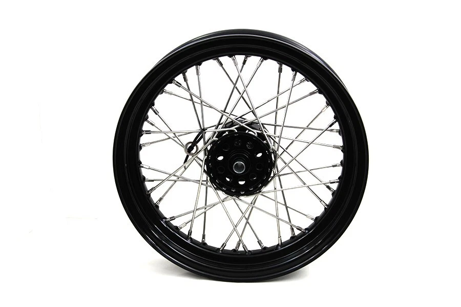New 1967-1972 Harley Davidson FL 16" x 3.00" Front or Rear KH Style Spoke Wheel - Image 2 of 4