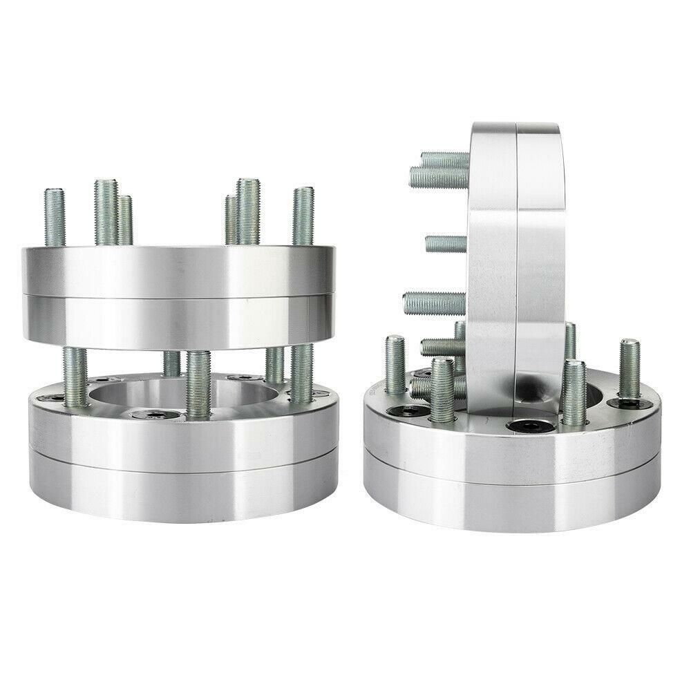4PCS 5x5.5 To 6x5.5 5 To 6 Lug 2" Thick Wheel Spacers Adapters For