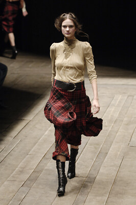 Alexander McQueen 'Widows of Culloden' A/W 2006 Runway Tartan
