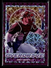 Joey Bart RC - 2021 Panini Chronicles Overdrive Purple Velocity Rookie #4 Giants