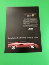 LAMBORGHINI COUNTACH ALPINE VINTAGE ORIGINAL ...