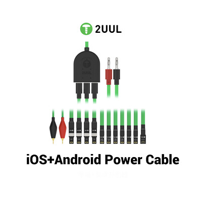 2UUL PW02 USB DC Netzteil Testkabel iPhone 7-16 Android PCB Überarbeitung Reparatur