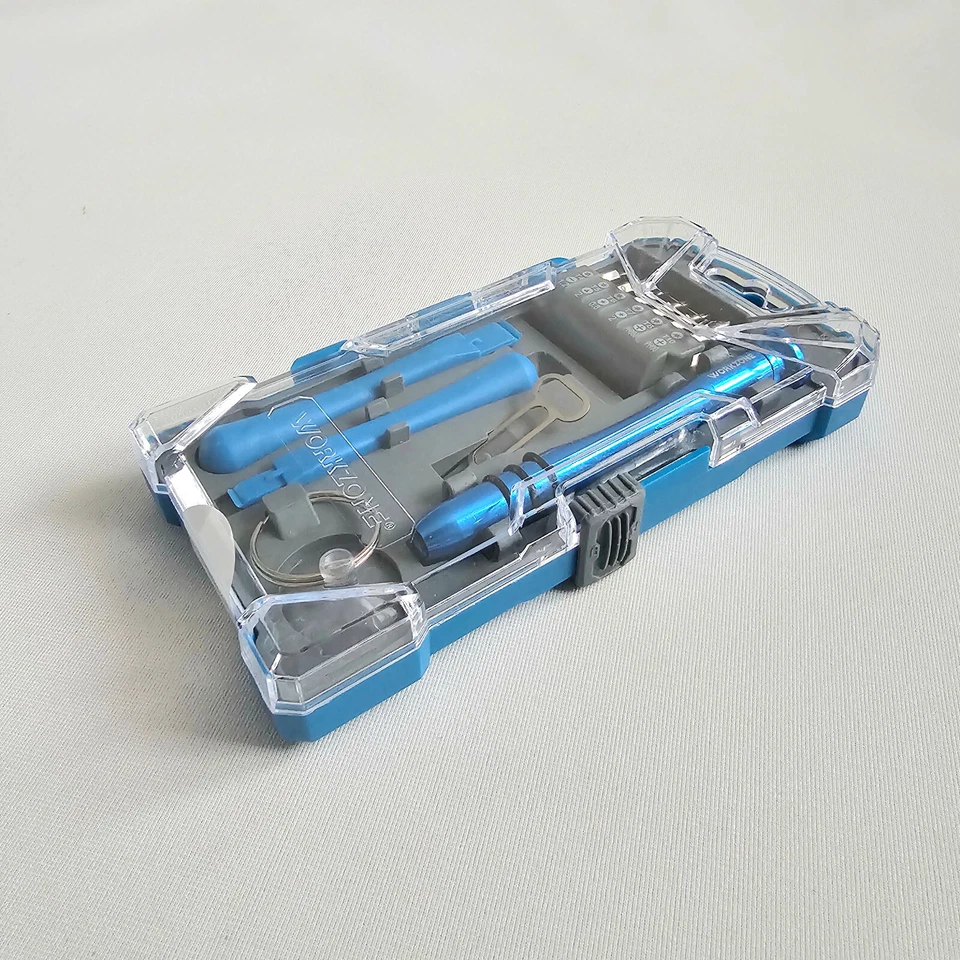 Smartphone Repair Kit 17 Pieces Laptop Precision Tool Kit Storage Case DIY Fix - Image 3 of 4