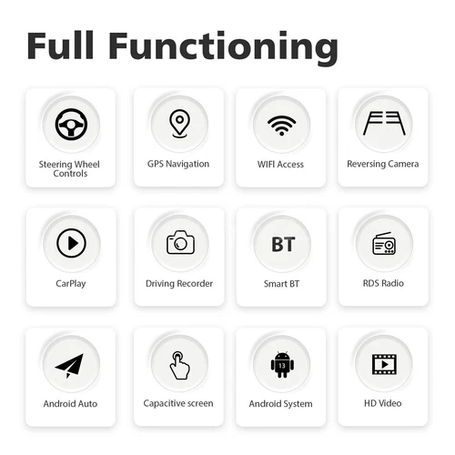 7'' CarPlay For VW GOLF MK5 MK6 Škoda Car Stereo Radio 2+32 Android 13 GPS NAVI - Picture 6 of 14