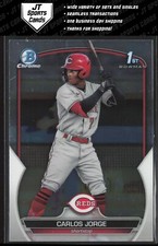 2023 Bowman Carlos Jorge BCP-120 1st Chrome | Cincinnati Reds