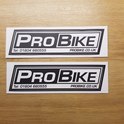 2 x ProBike Decals Sticker