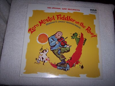 LP--FIDDLER ON THE ROOF ORIGINAL CAST RECORDING--ZERO MOSTEL **MINT ...