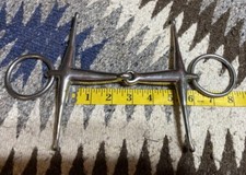 Horse BIT - 5" Full Cheek snaffle with moving rings