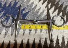 Horse BIT - 5" Full Cheek snaffle with moving rings