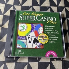 Las Vegas Super Casino Plus PC CD-ROM Game Craps Slots BlackJack